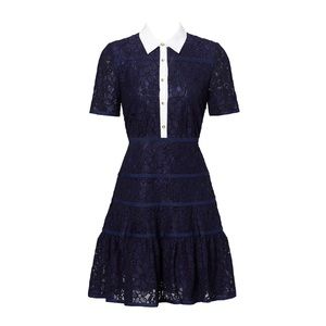 Draper James Meadow Navy Lace Dress